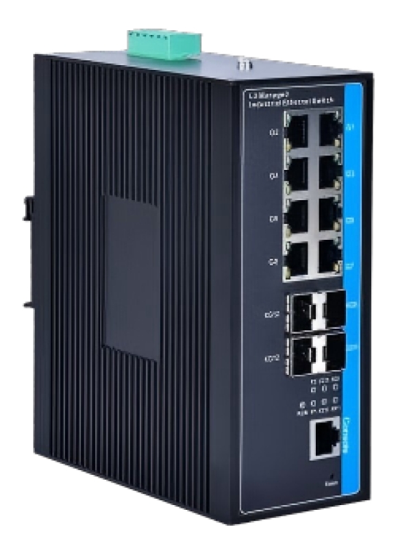 XP512M-k 系列 12 口万兆 POE 网管型工业以太网交换机